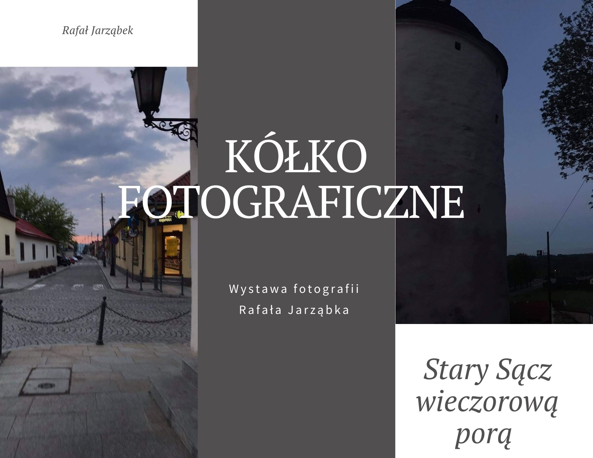 wystawa fotografi-stary sacz wieczorowa pora
